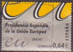 España 2010 4548 Sello º Presidencia Española en la Unión Europea Timbre Espagne Spain Spagna